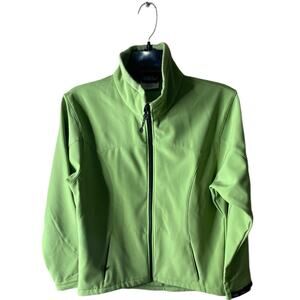 Black Diamond Outdoor Soft Shell Jacket Womens L Full Zip Mock Fleece Gorpcore
